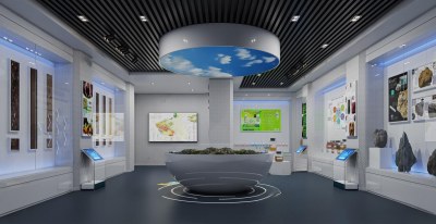 现代展厅3D模型下载